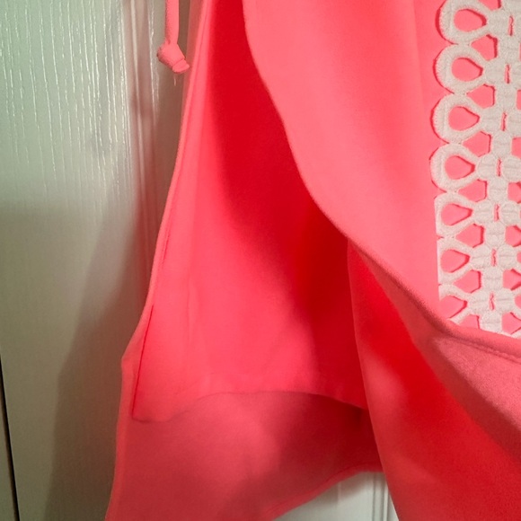 NWT Lilly Pulitzer Pearl Romper in Lilly’s Coral Size 0 - Picture 2 of 13